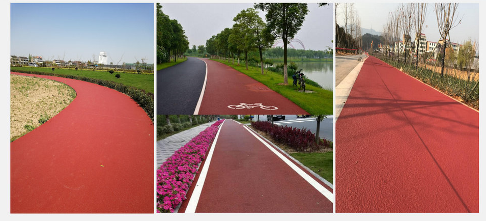 水性彩漿防滑路面 水性彩漿防滑路面